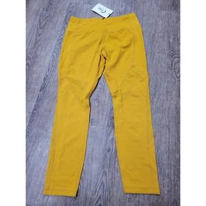 Zyia Active NWT Women's Mustard Yellow Faith Mesh Alive Leggings Size 6/8